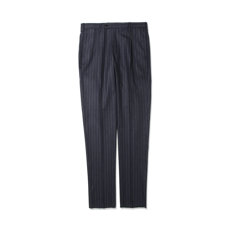 【干場別注】 チョークストライプスーツ ネイビー