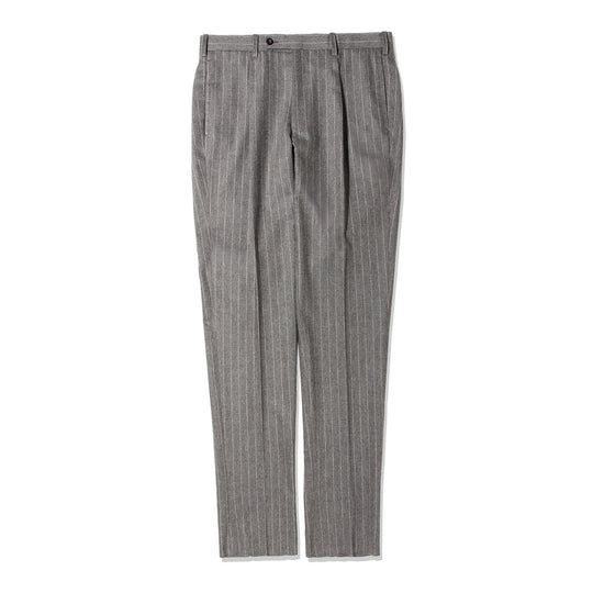 【干場別注】 チョークストライプスーツ グレー