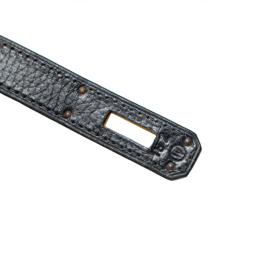 【銀行振込専用商品】Hermes バーキン アルデンヌ ブラック×ゴールド