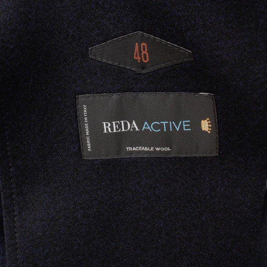 REDA ACTIVE ウール シングル ジャケット ネイビー