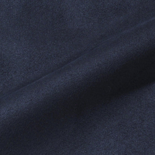 トレンチコート フェイクスエード ネイビー