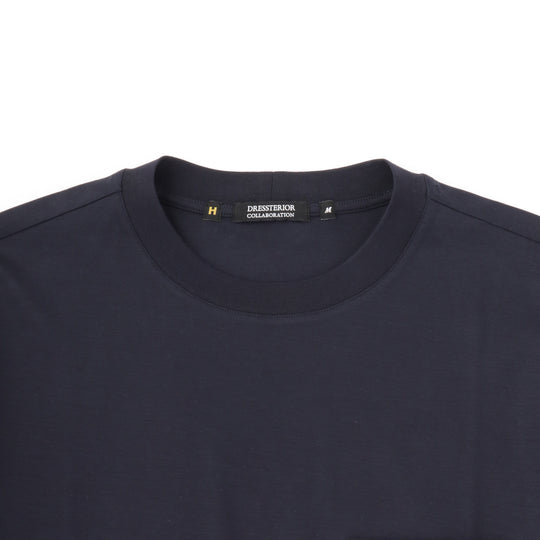 【干場義雅×DRESSTERIOR】ICE CLEAR COTTON Tシャツ ネイビー