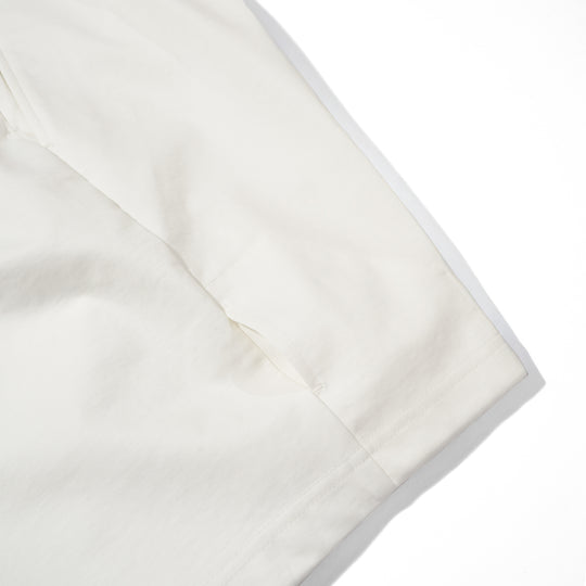Duplex Cotton Jersey トラベル ショーツ ホワイト