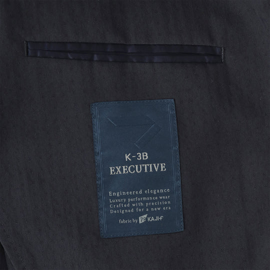 K-3B EXECUTIVE 009_AR エアリー テーラードシングルジャケット ミッドナイトネイビー