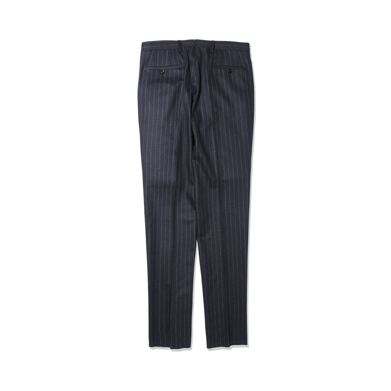 【干場別注】 チョークストライプスーツ ネイビー