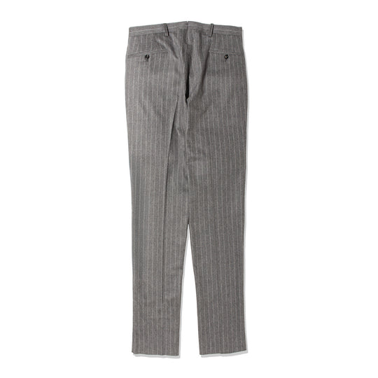 【干場別注】 チョークストライプスーツ グレー