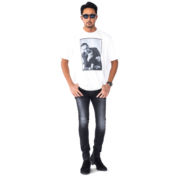 BACKLASH × FIXER × HERBIE YAMAGUCHI  Crew Neck T-shirt WHITE