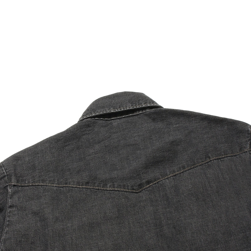 【干場別注】VINTAGE BLACK DENIM WESTERN SHIRTS