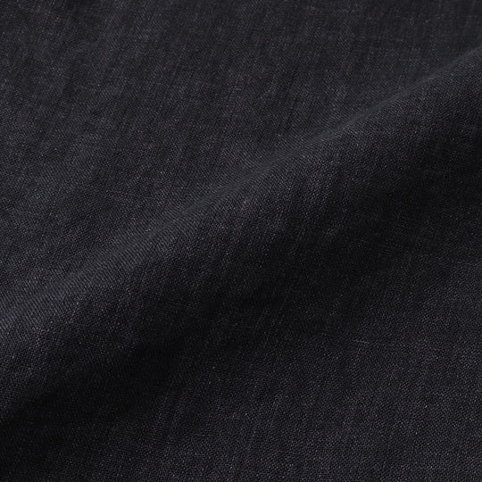 【干場 × ARCODIO共同企画】Lino Moderno Collection バイオウォッシュリネン フラップポケット ブラック