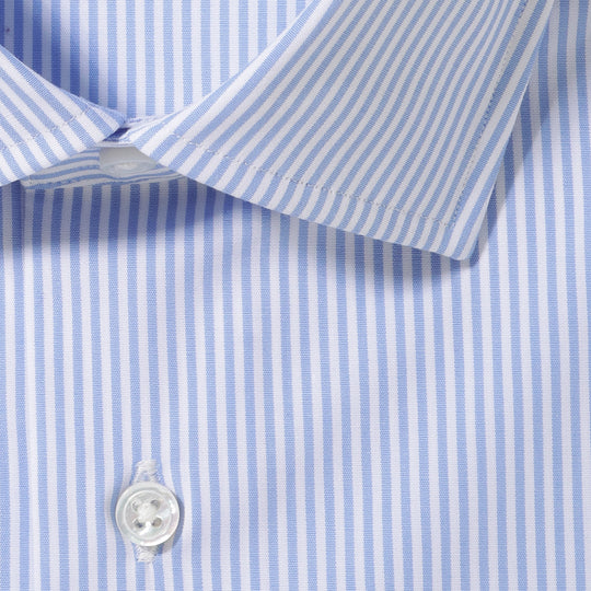 干場義雅 完全監修 GINO 3Functionsブロードストライプ サックスブルー