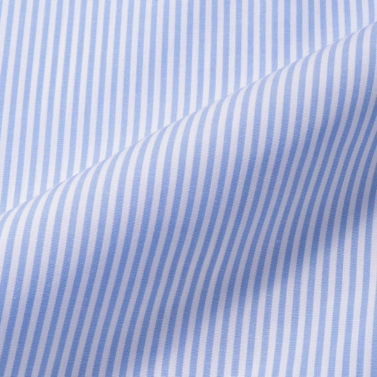 干場義雅 完全監修 GINO 3Functionsブロードストライプ サックスブルー