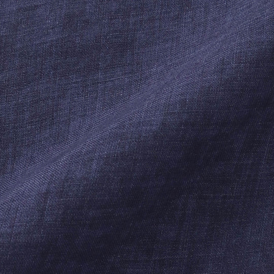 【干場 × ARCODIO共同企画】Lino Moderno Collection バイオウォッシュリネン サファリ ネイビー