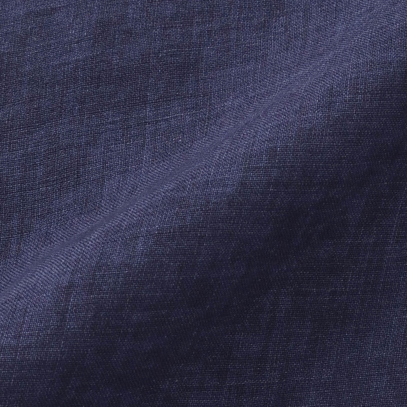 【干場 × ARCODIO共同企画】Lino Moderno Collection バイオウォッシュリネン サファリ ネイビー