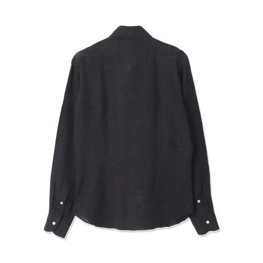 【干場 × ARCODIO共同企画】Lino Moderno Collection バイオウォッシュリネン サファリ ブラック