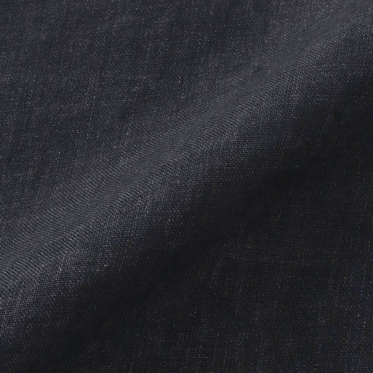 【干場 × ARCODIO共同企画】Lino Moderno Collection バイオウォッシュリネン サファリ ブラック