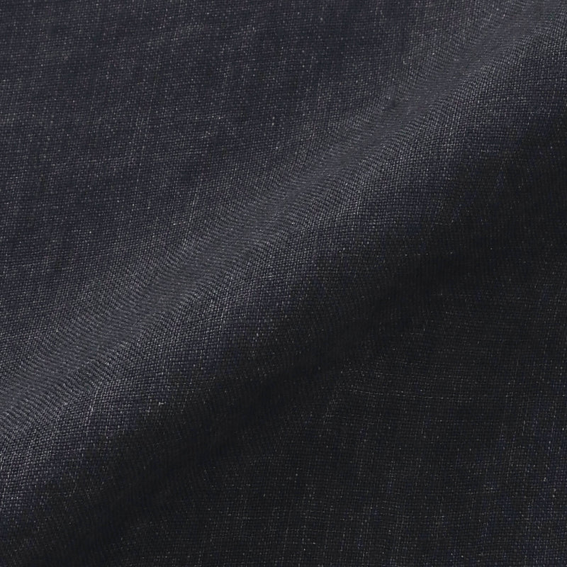 【干場 × ARCODIO共同企画】Lino Moderno Collection バイオウォッシュリネン サファリ ブラック