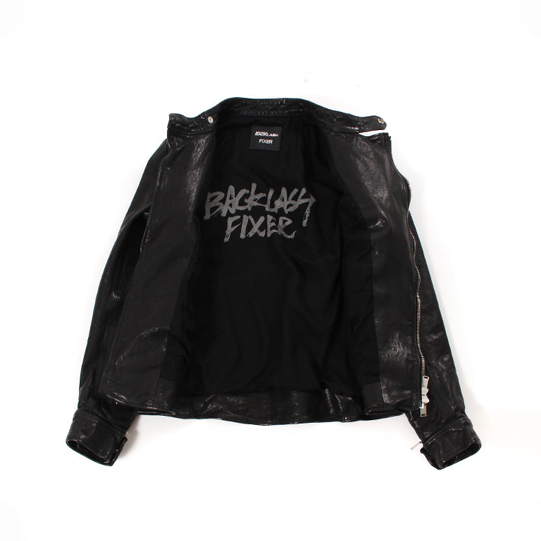 BACKLASH × FIXER F-1 ITALY SHOULDER GARMENT DYED SEMI DOUBLE RIDERS