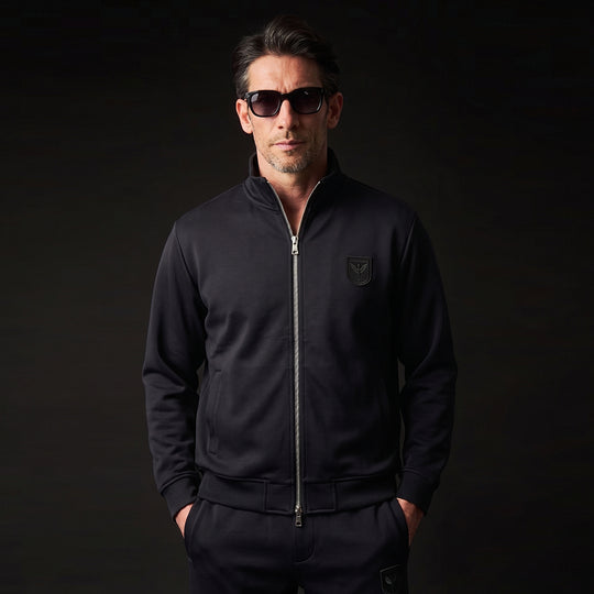 第27弾 GERMAN TRACK JACKET WITH WAPPEN BLACK × BLACK