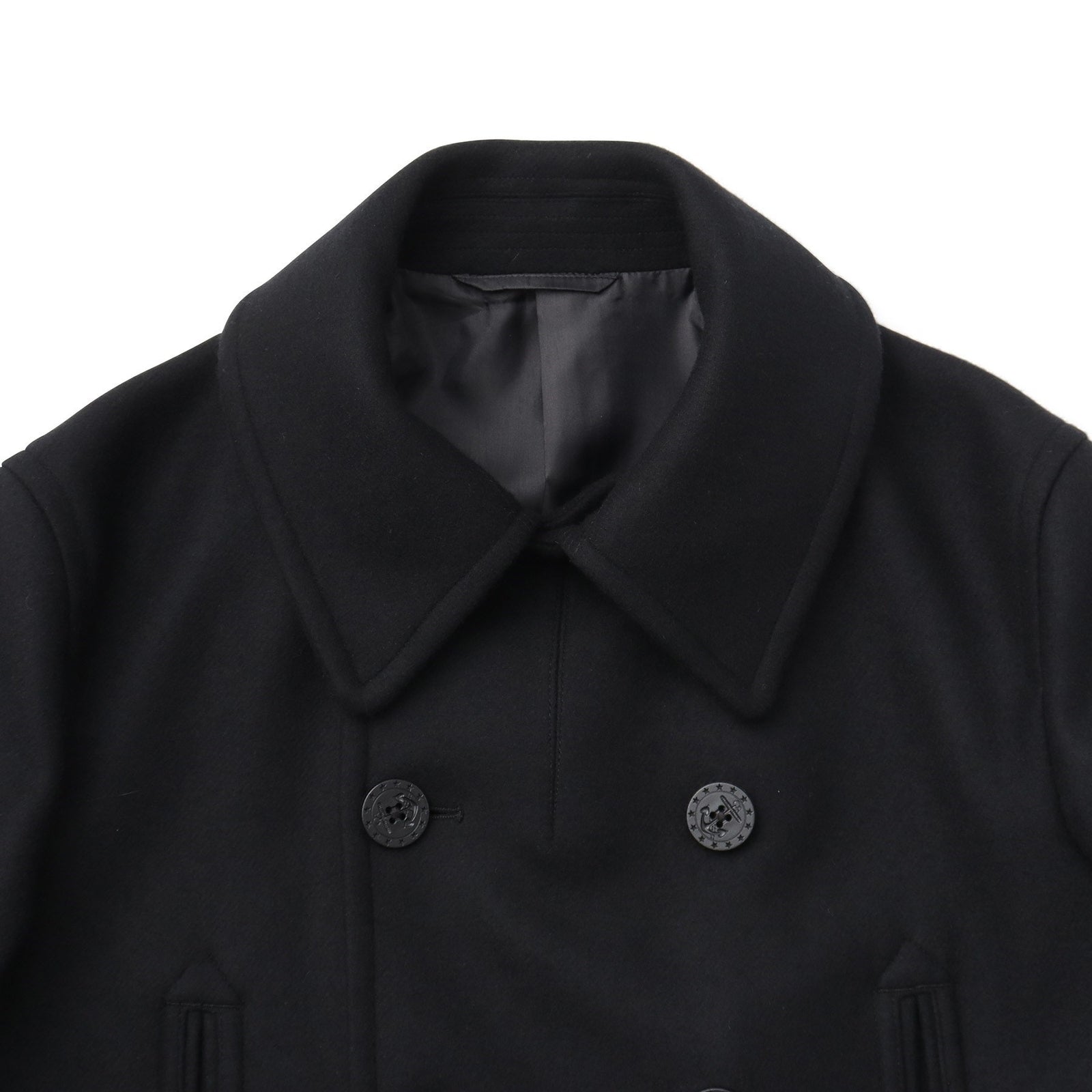 干場義雅×DRESSTERIOR】 ピーコート ブラック – MINIMAL