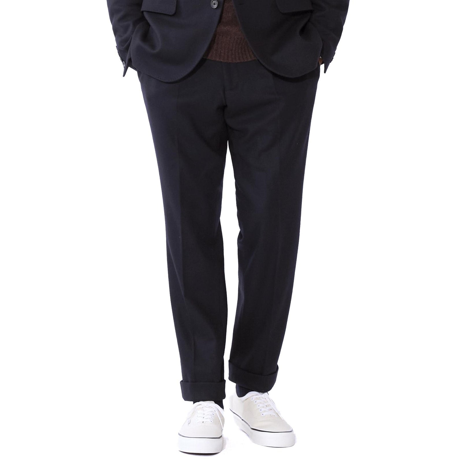 干場義雅×MOVB×DRESSTERIOR】トリプルコラボ スラックス ネイビー