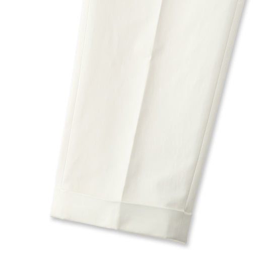 【干場義雅×DRESSTERIOR】コットントラウザーズ ホワイト