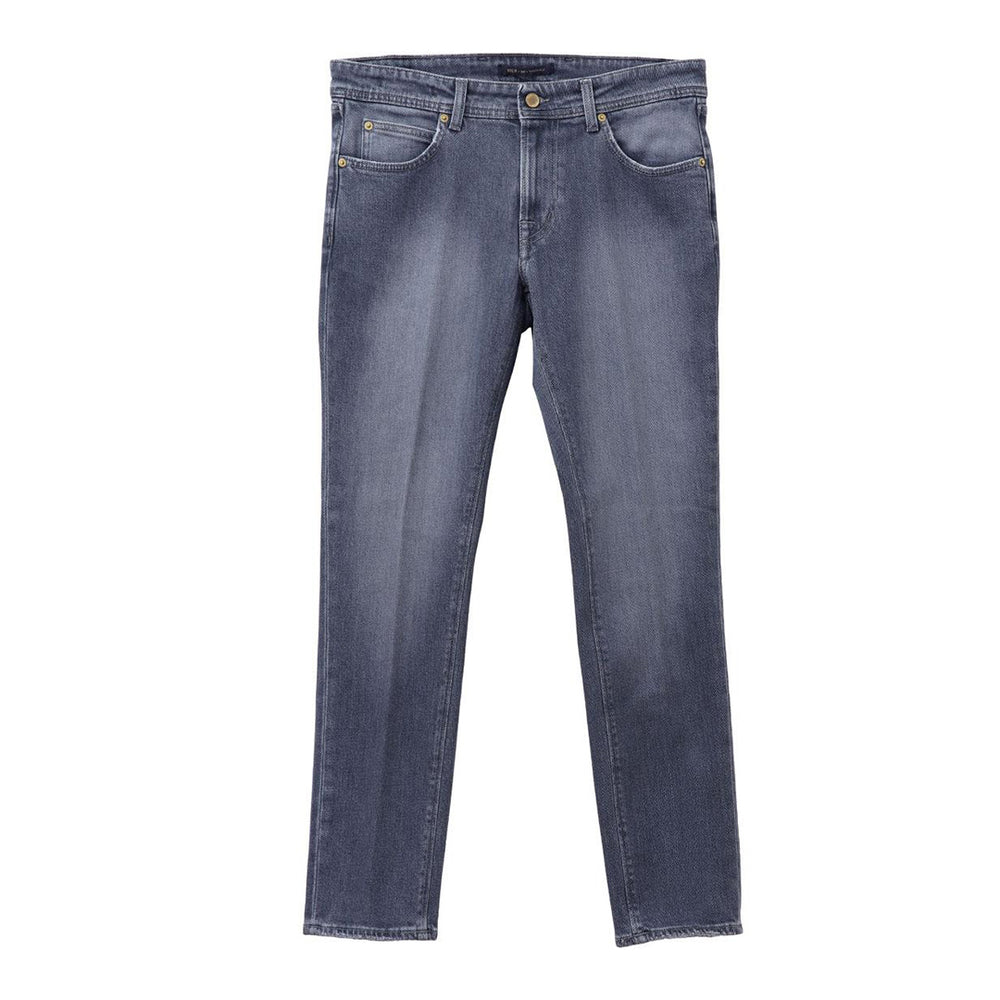 26SS RIBOT コットン ストレッチ スリム デニムパンツ グレー