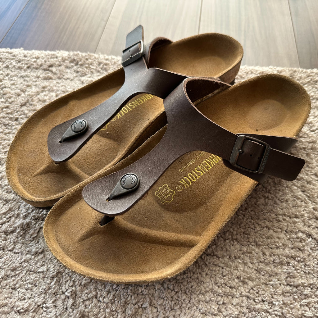 干場の私物シリーズ】BIRKENSTOCK カスタマイズサンダル_１ベルト