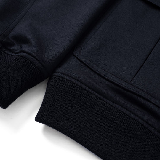 Duplex Wool Jersey トラベル バルスタージャケット コスモネイビー