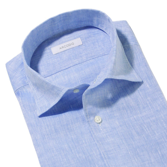 APERTO フレンチリネン スカイブルー