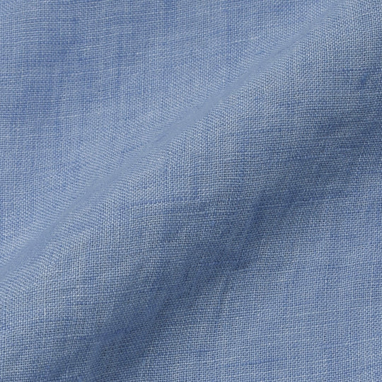 【干場 × ARCODIO共同企画】APERTO Lino Moderno Collection バイオウォッシュリネン サックスブルー