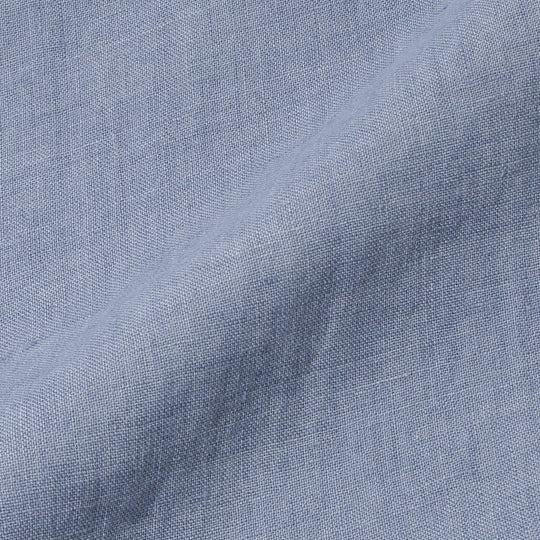 【干場 × ARCODIO共同企画】APERTO Lino Moderno Collection バイオウォッシュリネン ライトスティールブルー