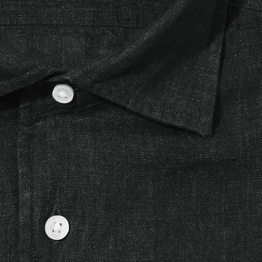 【干場 × ARCODIO共同企画】APERTO Lino Moderno Collection バイオウォッシュリネン ブラック