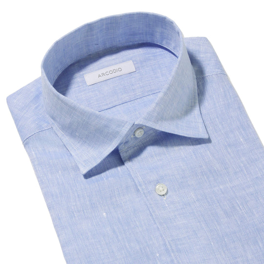 APERTO フレンチリネン スカイブルー