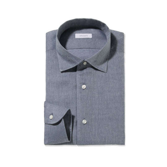 APERTO フレンチリネン ブルーグレー