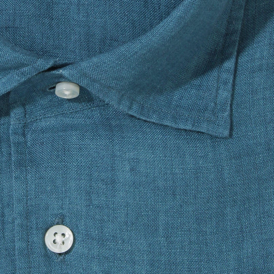 【干場 × ARCODIO共同企画】APERTO Lino Moderno Collection バイオウォッシュリネン アクアマリン