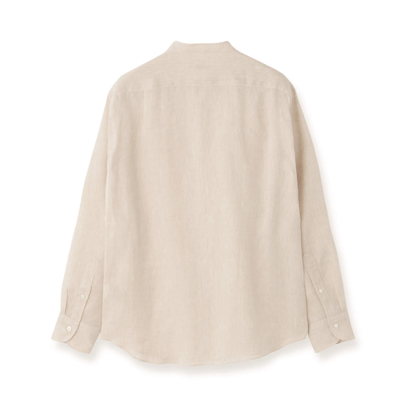 スタンドカラー フレンチリネン ベージュ – MINIMAL WARDROBE