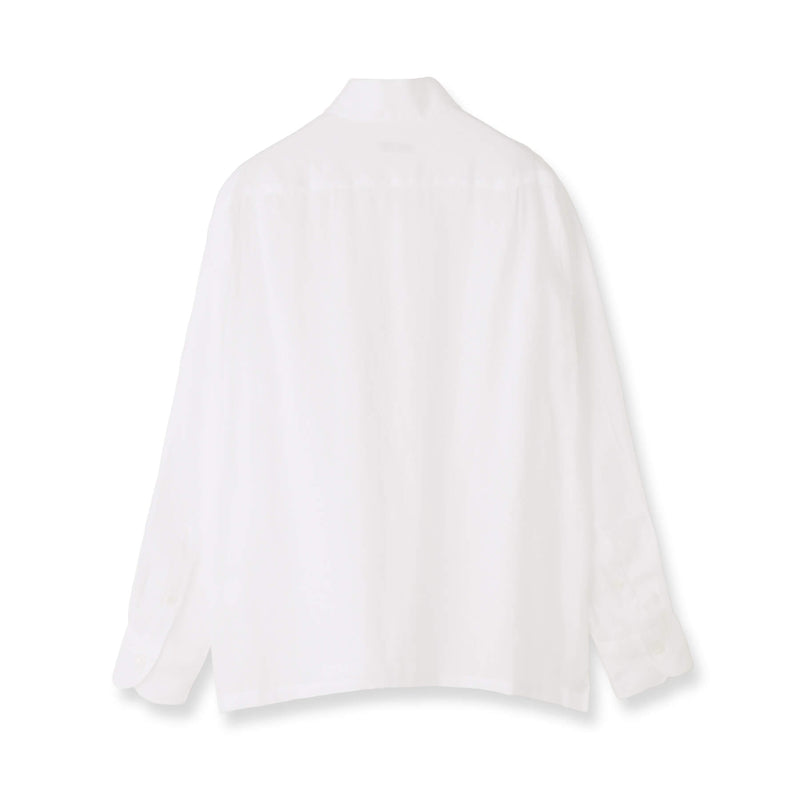 フレンチリネン カプリシャツ ホワイト – MINIMAL WARDROBE