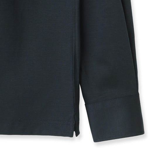 GINO 7ozコンパクトヤーンストレッチジャージー プルオーバーシャツ ネイビー