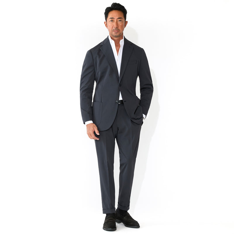 +CLTHET マットツイストテーラードジャケット 干場完全別注 マットツイスト テーラードジャケット グレー – MINIMAL