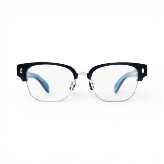 CRYPT サングラス CLEAR DARK BLUE × SILVER / CLEAR LIGHT MIRROR LENS