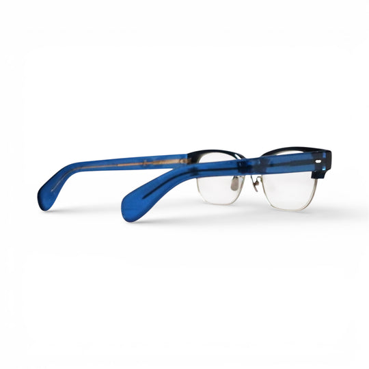 CRYPT サングラス CLEAR DARK BLUE × SILVER / CLEAR LIGHT MIRROR LENS