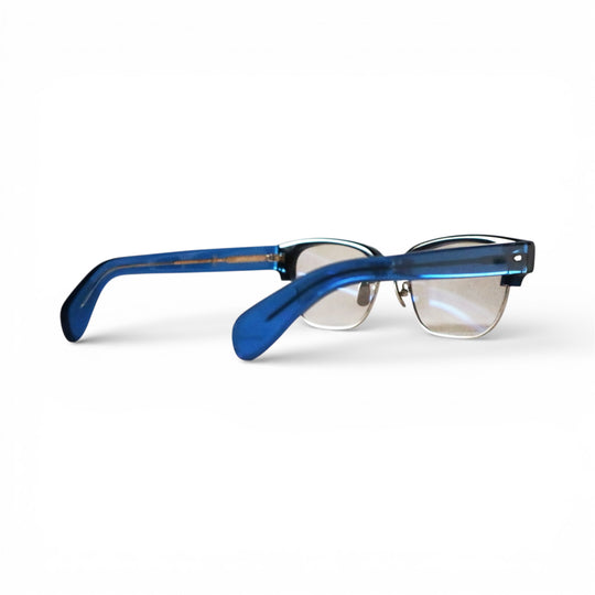CRYPT サングラス CLEAR DARK BLUE × SILVER / LIGHT GRAY LENS