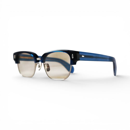 CRYPT サングラス CLEAR DARK BLUE × SILVER / LIGHT YELLOW BROWN LENS