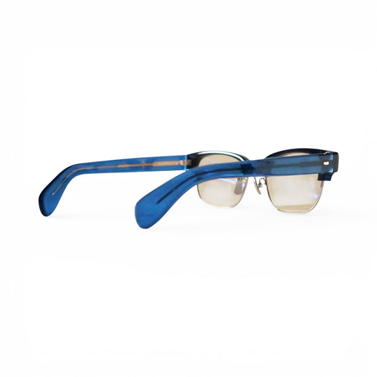 CRYPT サングラス CLEAR DARK BLUE × SILVER / LIGHT YELLOW BROWN LENS