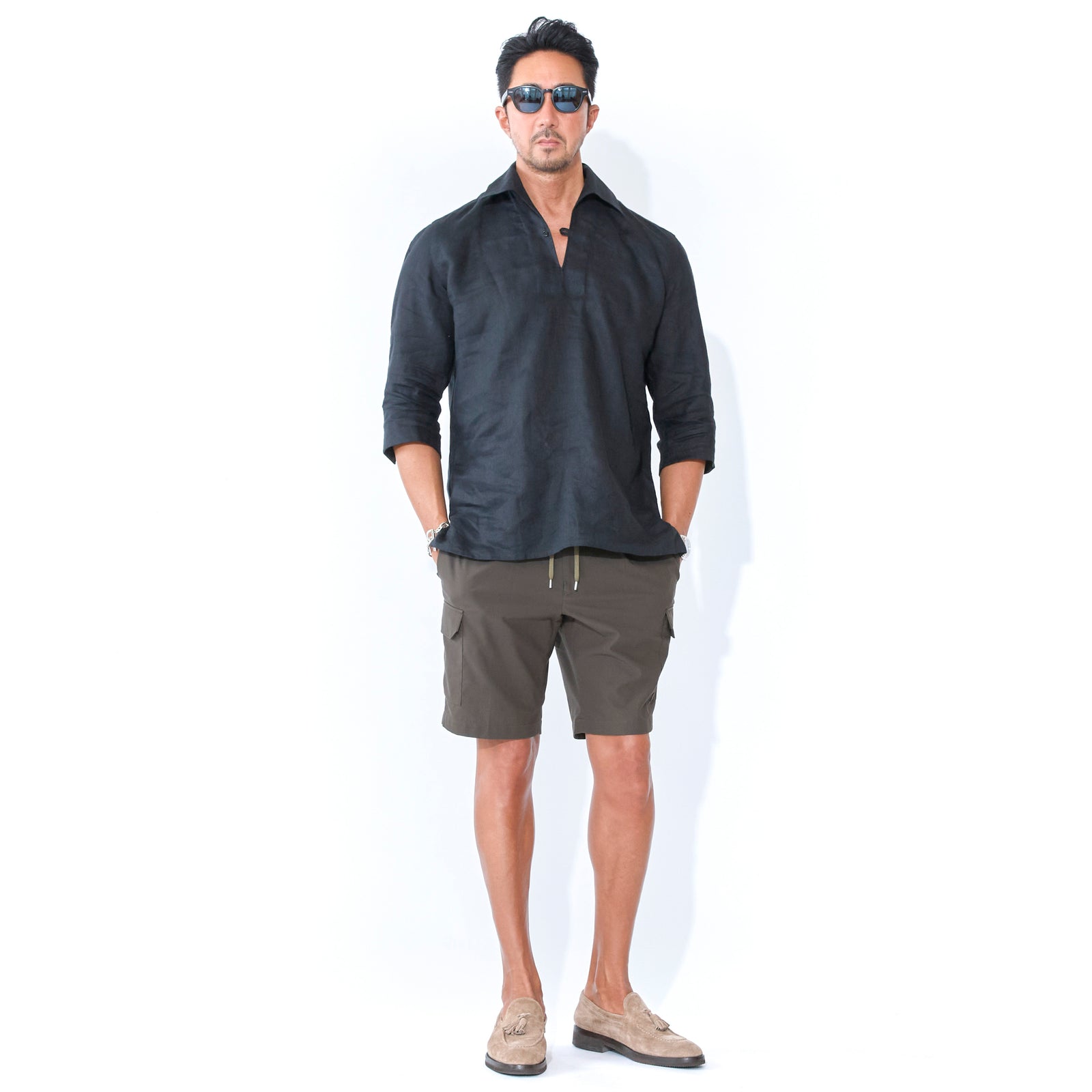 ＋clothet ハイツイストコットンパナマパンツ　Size3 189 High Twist Cotton Panama Cargo Trousers | ＋CLOTHET ONLINE