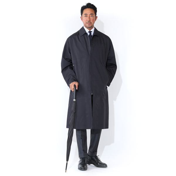 【K-3B EXECUTIVE】アーバンレインシェル ステンカラーコート 761_M3L ブラック
