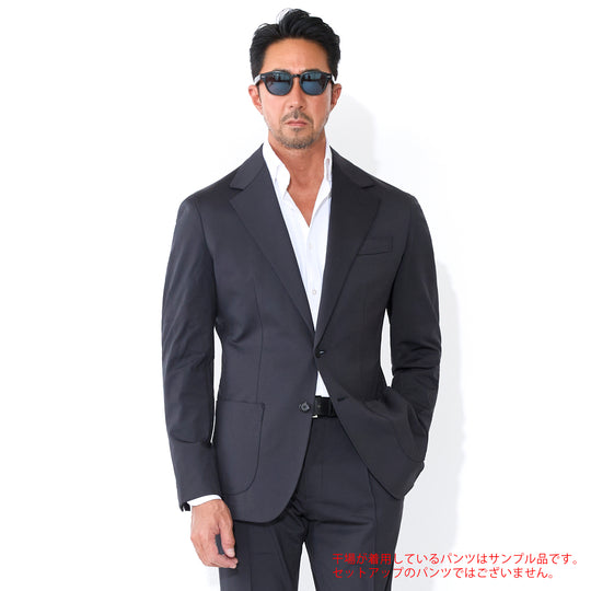 【K-3B EXECUTIVE】009_N（ニット） 24HR-WEARABLE JAPAN MADE テーラードジャケット ブラック