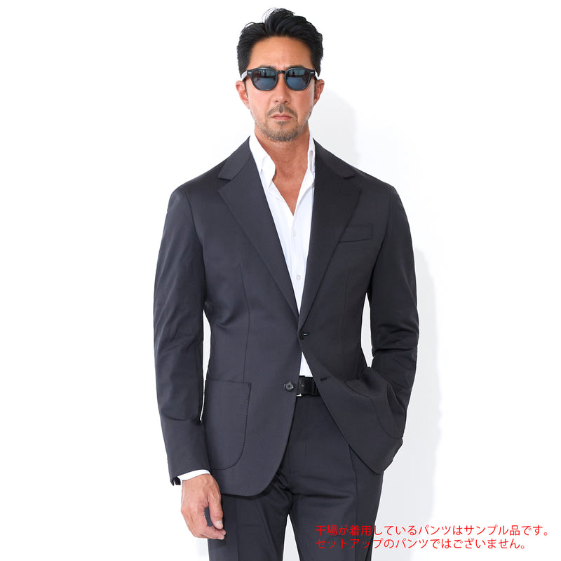 【K-3B EXECUTIVE】009_N（ニット） 24HR-WEARABLE JAPAN MADE テーラードジャケット ブラック