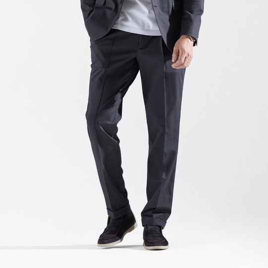 Duplex Cotton Jersey フレックスモーショントラベルスラックス Type2 グラファイトグレー