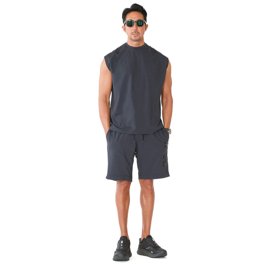 24HR-WEARABLE(COOL) ボードショーツ ブラック 130_NN